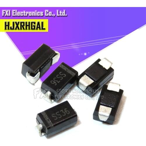 100PCS SS36 SR360 30v 60a SMD diode SMA sk36 New original