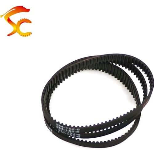 2pcs GT2/2M 152 belt closed loop rubber 2GT/2M-152 timing belt Teeth 76 Length 152mm width 3mm/6mm for 3D printer