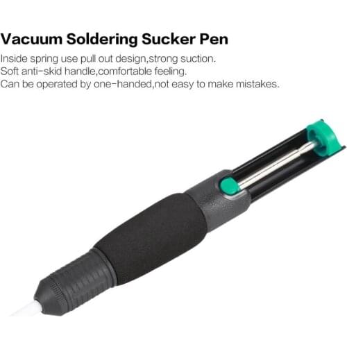 2020 Desoldering Pump Suction Tin Gun Soldering Sucker Pen Removal Vacuum Soldering Iron Desolder Hand Welding Tools Hot Sale