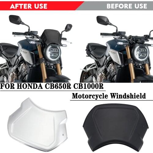 Motorcycle Accessories For HONDA CB 650R Windshield Deflector 2019-2020 CB 1000R 2018-2020 CB650R CB1000R Motorcycle Windshield