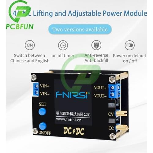 DC DC Automatic Boost/Buck Converter CC CV Power Module 0.5-30V 3A 35W/4A 50W Adjustable Regulated power supply Voltmeter