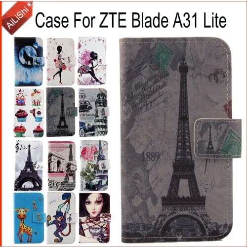 AiLiShi Case For ZTE Blade A31 Lite Luxury Flip PU Painted Leather Case ZTE Exclusive 100% Special Phone Cover Skin+Tracking