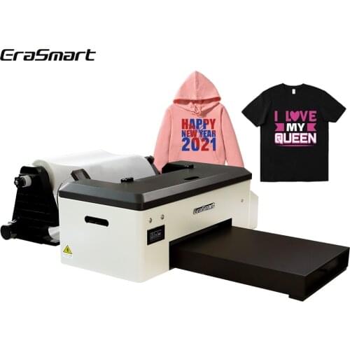 Digital A3 Heat Transfer DTF PET Film Printer For Hoodies Jacket Hat Jeans Leather