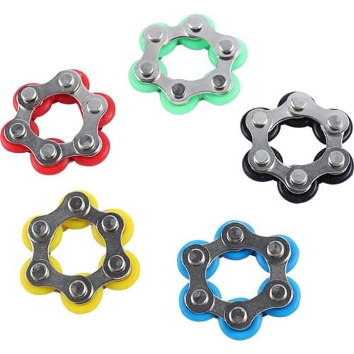 Fidget Toys 2021 Bicycle Chain Stress Relief Toys Autism Stress And Anxiety Relief Toys 2PC Wacky Tracks Spinner Sensory Toys