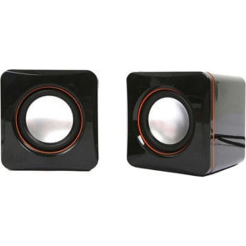 Computer Speakers USB Powered Multimedia Small Desktop Speakers with Stereo Sound for Laptops and PC, 3.5 mm Audio Jack