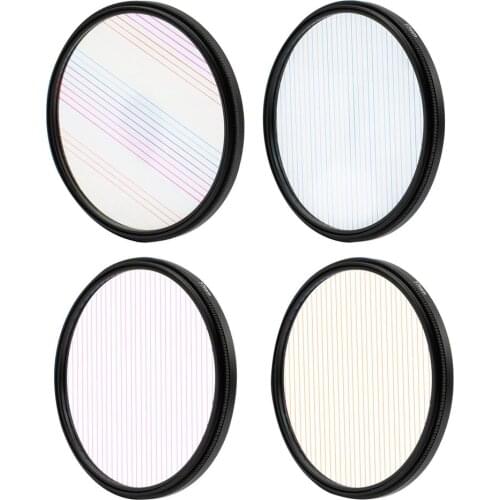 Creative Colorful Special Effect Camera Filter Lens 77mm Fun Kaleidoscope Filter Glass Prism Props Photography Accessories