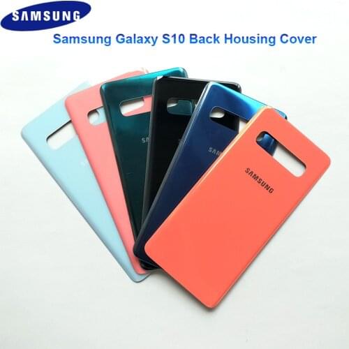 Original Samsung S10 Battery Back Cover Rear Door Housing Phone Replacement Case 3D Glass Dirt-proof Shell For Galaxy S10 Shell