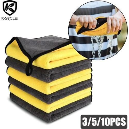 Car Wash Microfiber Towel Car Detailing Cloth Car Cleaning Drying Cloth Hemming Car Care Cloth Car Wash Towel 30x30/60CM 500GSM