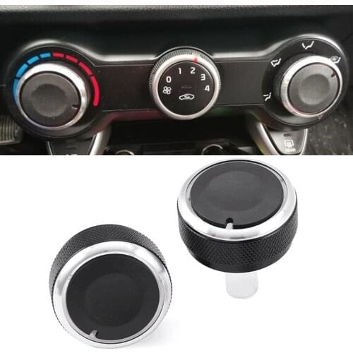 Car Air Conditioning Knob AC Knob Heat Control Switch Button Knob For KIA RIO K2 Hyundai Solaris 2017-19