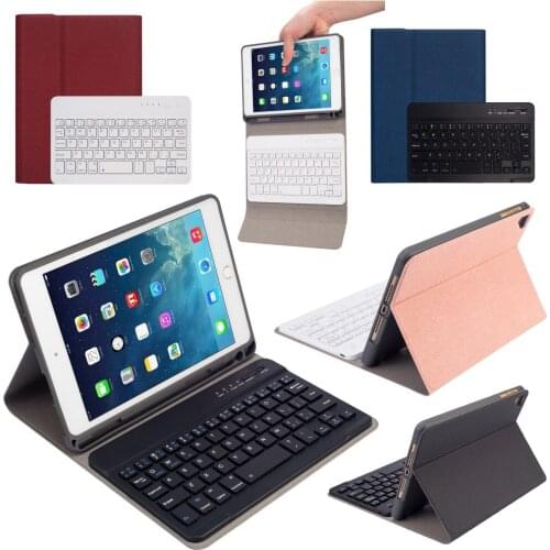 Removable Russian/Hebrew/Spanish Wireless Bluetooth Keyboard Case Stand Leather Smart Cover For Apple iPad Mini 5 4 Mini5 Mini4