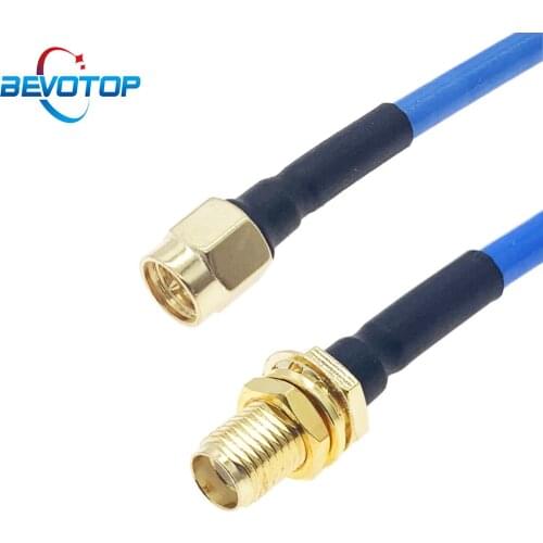 SMA Male Plug to SMA Female Jack Bulkhead RG402 Cable High Frequency Test Cable 50ohm