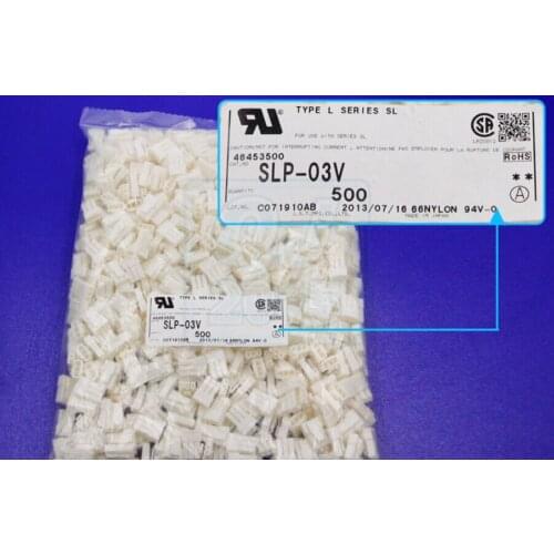 SLP-03V white color HOUSINGS Connectors terminals housingS 100% new and original parts
