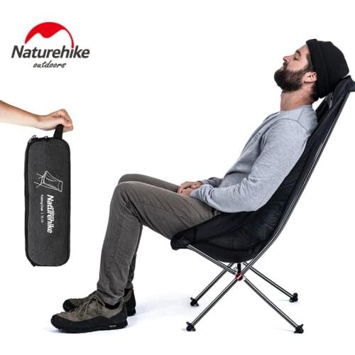 Naturehike Lightweight Compact Folding Camping Chair Beach Picnic Seat Portable Travel Chair Backpacking Fishing Tools Chair