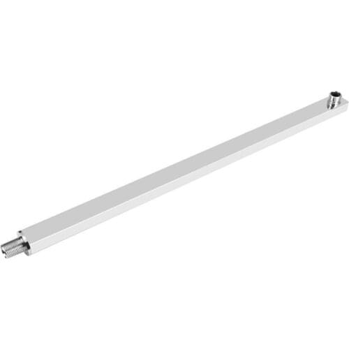 New 40 Cm Square Shower Arm Extension Arm Wall Mount For Rain Shower Head Shower Rod Rainfall Shower Head Arm Chrome