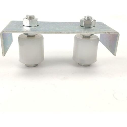 Gate upper guide roller with 1pcs 6001ZZ bearing,nylon wheels diameter 35mm,length 35mm,gate guide rollers with M12X65 screw