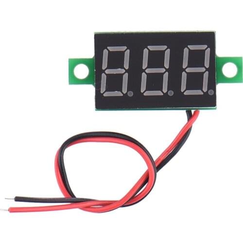High Quality LED Digital Voltage Voltmeter DC 4.5-30V 2 Wire LED Display Voltmeter Mini Voltmeter Tester Digital Voltage Test