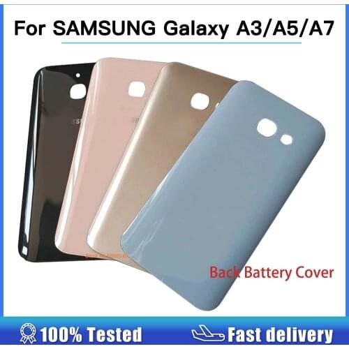 Back housing For SAMSUNG Galaxy A3/A5/A7 2017 Back Battery Cover Rear Door Housing Case over Replacement for A320 A520 A720