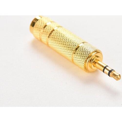 1PC 3.5mm Male to 6.5mm Female Adapter for Mobile Phone PC Notebook 3.5 Plug to 6.5 Jack Stereo Speaker Audio Adapter Converter