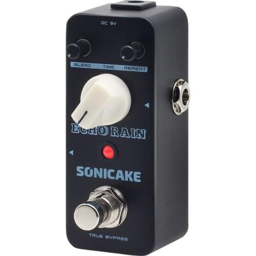 Sonicake Echo Rain Digital Delay Guitar Effect Pedal True Analog Signal Path Clear Warm Feedback QSS-03