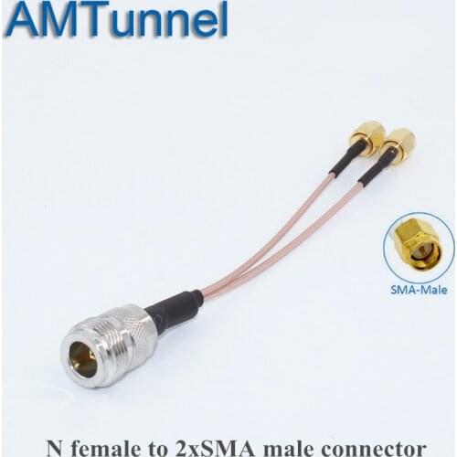 N Female to SMA Male Connector Antenna WIFI connector Splitter Combiner RF Coaxial Pigtail Cable for HUAWEI ZTE 3G 4G modem