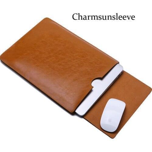 Charmsunsleeve For Apple MacBook Air 13.3 2020 2019 2018 Case Ultra-thin super microfiber leather laptop sleeve Pouch Bag Cover