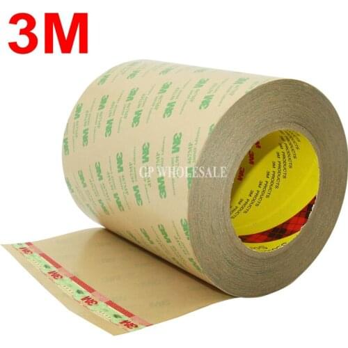 300mm*55M 3M 467MP 200MP Two Sides Adhesive Tape for Flexible circuits, Polyimide Heaters Laptop Metal Plate Rubber Plastic Bond