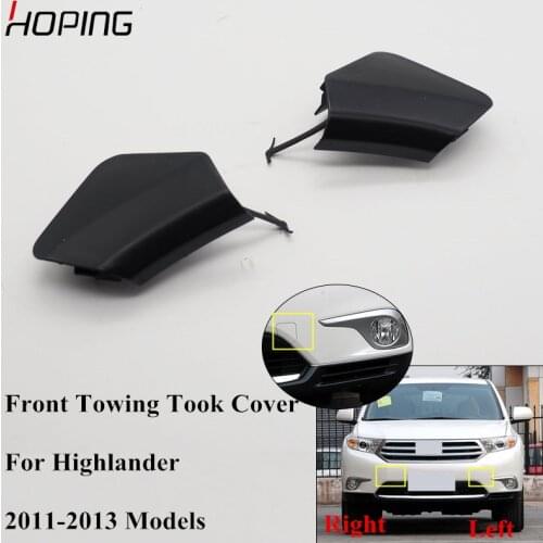 Hoping Front Towing Hook Cover For TOYOTA Highlander 2011 2012 2013 5212-0E060 52127-0E070