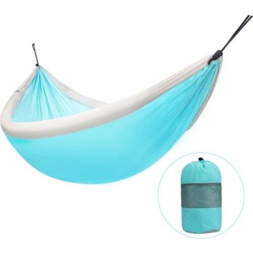NewOutdoor Camping Parachute Hammock Travel Portable Hanging Bed Outdoor Double Person Sleeping Hamaca Garden Outdoor Furniture