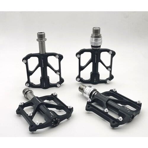 Aceoffix for Brompton Pedal Ti Axis 3 Bearing Titanium Alloy Quick Release Pedal MKS for Brompton 412 Folding Bike Pedal