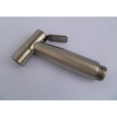 Toilet Stainless Steel Shattaf Bidet Shower Head Bathroom Hand Flushing Shower Nozzle Floor Cleaning Diaper Sprayer Washing Gun