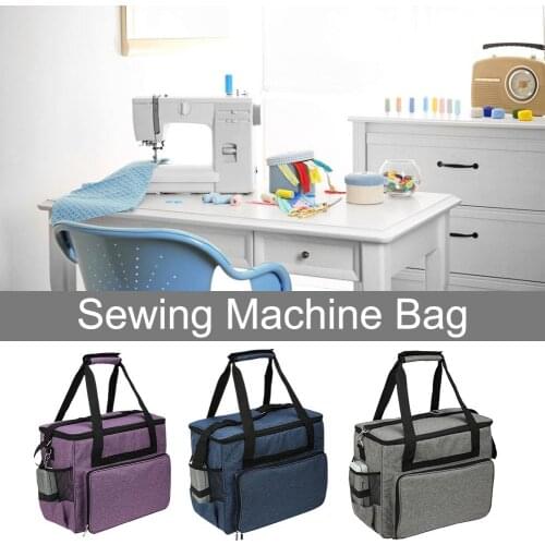 Sewing Machine Carrying Case Waterproof Tote Bag With Storage Pockets Portable Zipper Bag for Most Standard Sewing Machines and