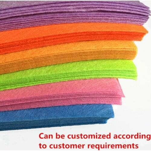 1mm Non Woven Wool Felts Pads 40 Colors 15x15cm Handmade DIY Felt Home Decoration Pattern Bundle for Sewing Dolls Toys Craft