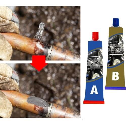 2Pcs Strong Bond Sealant AB Glue Casting Adhesive Industrial Heat Resistance Cold Weld Metal Repair Paste Defect Repair Agent
