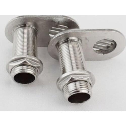 2X intake strainer S.S 316 Thru-Hull Water Outlet 1 Filter Marine Well Made