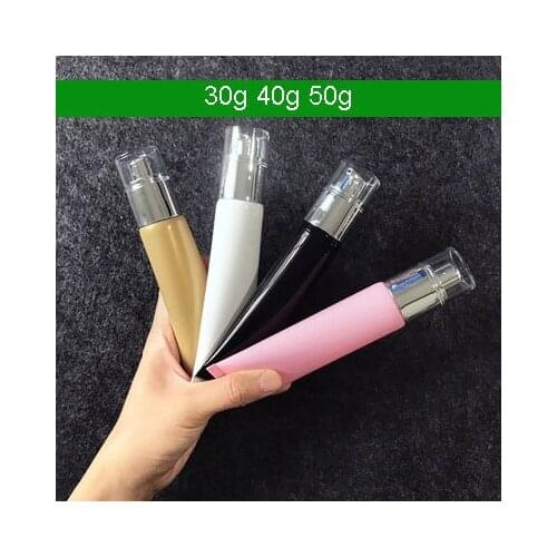 300pcs 30ml 30g 40ml 50ml 30g 50g Vacuum pump cosmetic squeeze tube , lotion / cream refill soft tube packing with airless pump