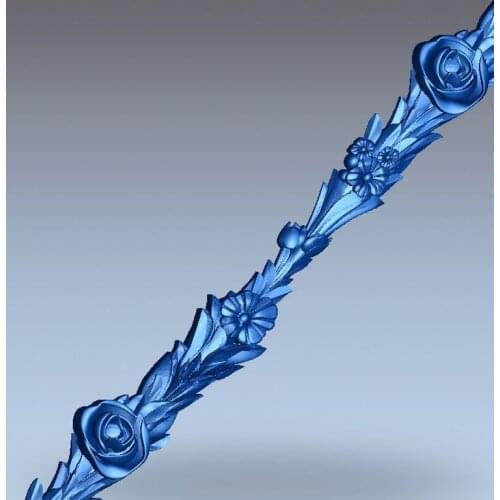 3d model relief for cnc in STL file format Meandr_6