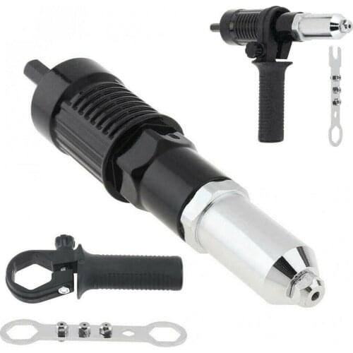 Hex Shank Cordless Drill Electric Nut Remover Alloy Steel Rivet Nut Adaptor Riveting Riveter Insert Tool Set