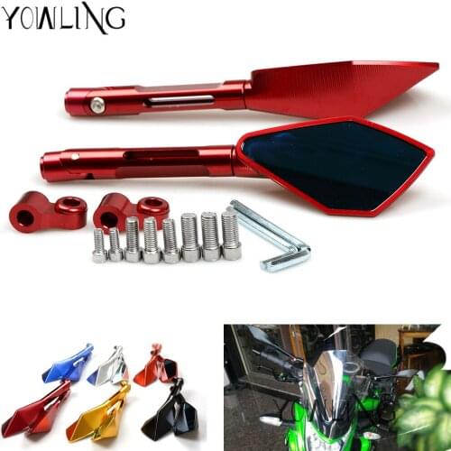 Aluminum CNC motorcycle rearview Side mirror adapter holder For honda yamaha Kawasaki z750 Suzuki Ducati 899 959 1098 1100 1198