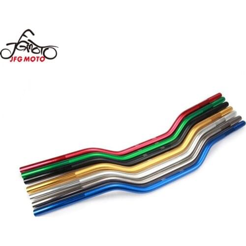 Motorcycle 7/8" 22mm Aluminum Handle Bar Clamps Handlebars For SUZUKI YAMAHA KAWASAKI EXC SX SXF YZ YZF KX 125 150 200 250 300