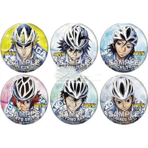 Anime Yowamushi Pedal Cosplay Props Cartoon Badge Broochs Emblem Shirt Lapel Pin Pendants Collections Accessories Gifts Funny