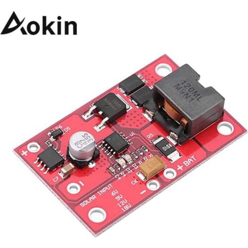 Aokin 3A Solar Charger Controller, MPPT Solar Panel Controller Charging Module for Lead Acid Battery Charger Maxmartt 3 Series
