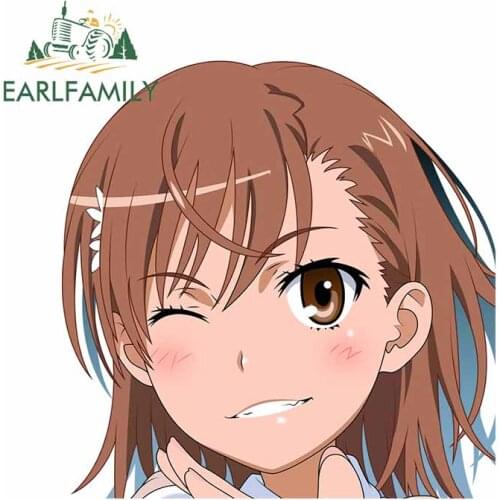 EARLFAMILY 13cm x 13cm For Anime Fashion Car Stickers Vinyl Car Wrap Decal Bumper Motorcycle Decals Occlusion Scratch Decor