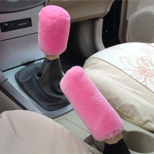 Car handbrake plush cover for Mercedes-Benz A B C E S G M ML GLK CL CLK CLS E GL R SL SLK SLS-class AMG TPMS Smart