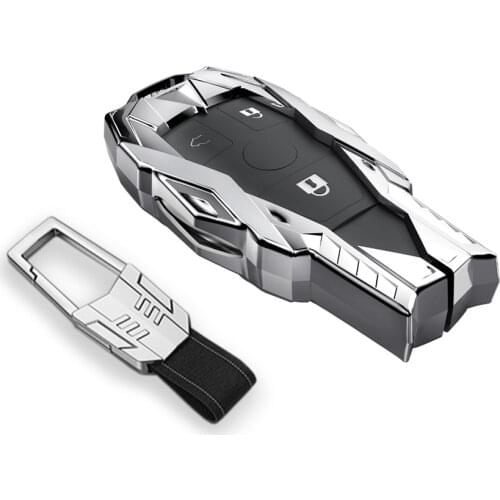 Zinc Alloy Car Key Cover Case Shell For Mercedes Benz E Class W213 W205 E200 E260 E300 E320 AMG CLA 2018 2019 2020 Accessories