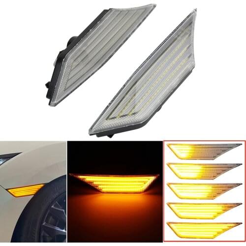 For Honda Civic 10th Gen Sedan Coupe Hatchback Flowing LED Side Marker Turn Signal Light Repeater Lamp Dynamic Blinker Indicator