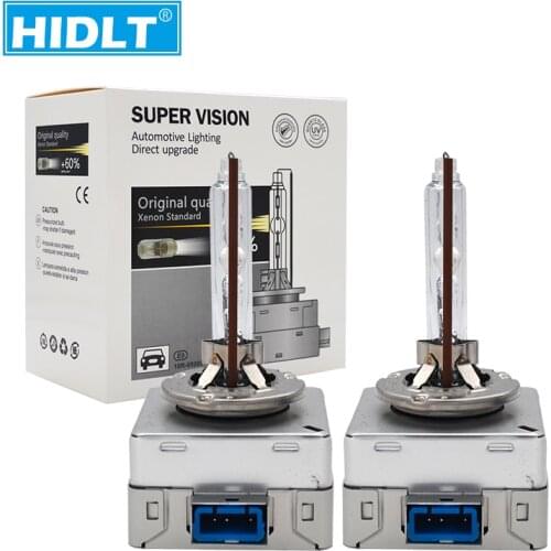 HIDLT OEM D8S Xenon HID Car Headlight Bulbs 35W 55W D8S HID Xenon Lamp Super Bright 5500K White Metal Base Bulb Car Retrofit