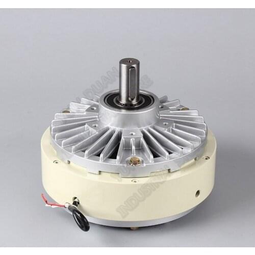 50Nm 5kg DC 24V One Single Shaft 25MM 1400RPM Magnetic Powder Brake Unwinding for Tension Control Bag Printing Dyeing Machine