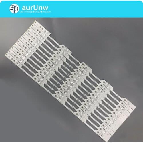 100% New 11pcs/Kit LED strip for 60 TV HD600N3U22-L2B Hisense_60_HD600N3U22_11x5_3030C_d6t-2d1_W15_5S1P REV.V0 2018/04/24 238922