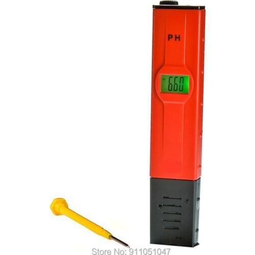 PH-2011 Pen Type Aquarium PH Meter Drink Water Quality Analyser PH Accuracy 0.1 Temperature Compensation ATC Function Backlight