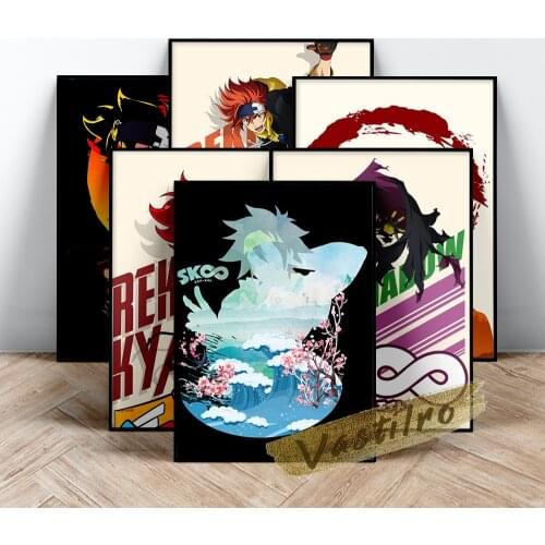 Sk8 The Infinity Anime Poster, Japanese Cartoon Figure Wall Art, Skateboard Television Animation Art Prints, Kids Birthday Gift